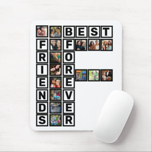 Mousepad Modelo de Colagem de Fotografias para os Melhores