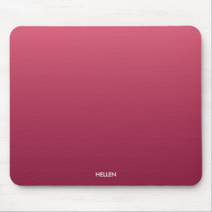 Mousepad Modelo de Gradiente Rosa Personalizado