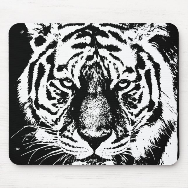 Mousepad Modelo de Pop de Cabeça de Tigre Personalizada Pre (Frente)