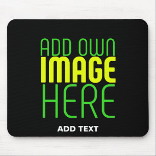 MOUSEPAD MODELO DE TEXTO DE IMAGEM NEGRA SIMPLES EDITÁVEL M