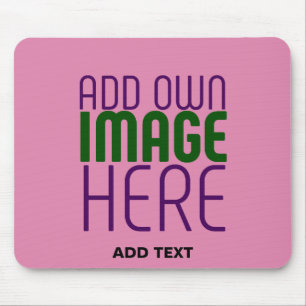 MOUSEPAD MODELO DE TEXTO DE IMAGEM ROSA QUENTE FOFO EDITÁVE