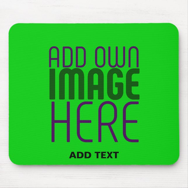 MOUSEPAD MODELO DE TEXTO DE IMAGEM VERDE LIMÃO EDITÁVEL MOD (Frente)