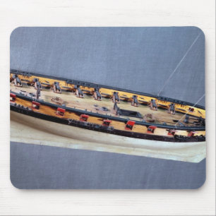 Mousepad Modelo de um navio de pirata, c.1810