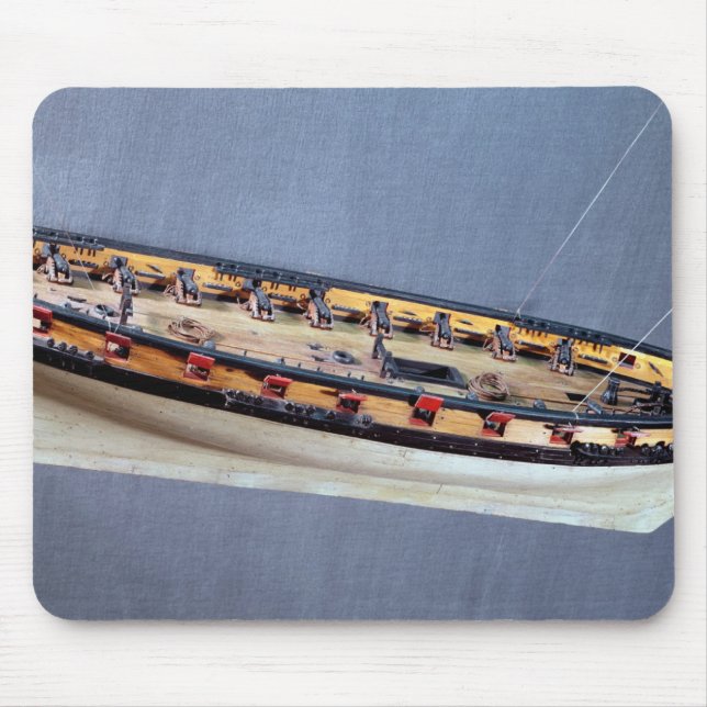 Mousepad Modelo de um navio de pirata, c.1810 (Frente)