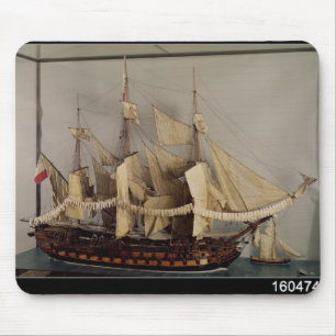 Mousepad Modelo do navio 'L'Achille