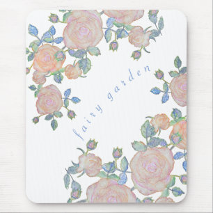 Mousepad Modelo elegante de rosa