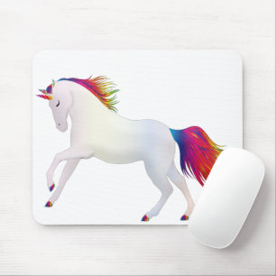 Mousepad Modelo personalizado do Unicorn Rainbow Magnético