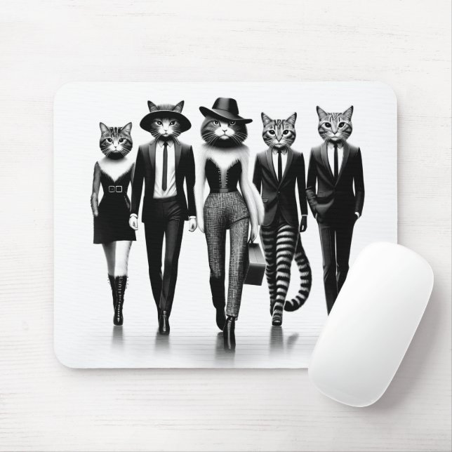 Mousepad Modelos de Pista Hep Cat Andando pela Pista (Com mouse)