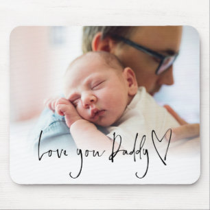 Mousepad Modern Love You Pai Script Name Overlay