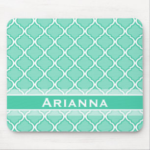 Mousepad Modern Mint Green Marroquino