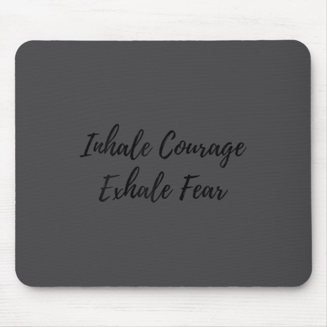 Mousepad Modern Tygraphy Motivational Wall Art For Insratio (Frente)