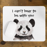Mousepad Moderna citação Romântica com Panda Negra e Branca<br><div class="desc">Procurando um presente especial que fale muito sem dizer uma palavra? Nossa coleção oferece uma variedade de produtos, desde o charmoso decoro doméstico até acessórios de na moda, perfeito para surpreender seus entes queridos ou se tratar. Estes itens não só acrescentam um toque de romance aos seus arredores, como também...</div>