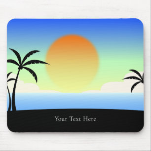 Mousepad Moderno de Foto da Natureza Minimalista