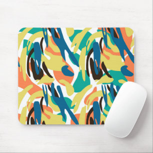 Mousepad Moderno de Meio século Multicolores
