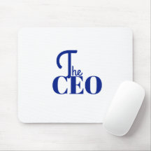 Moderno Minimal O CEO Azul