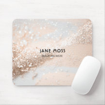 Moderno, Monograma, Salão, Glitter (Imitar)