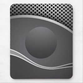 Mousepad moderno, preto, cinza, abstrato