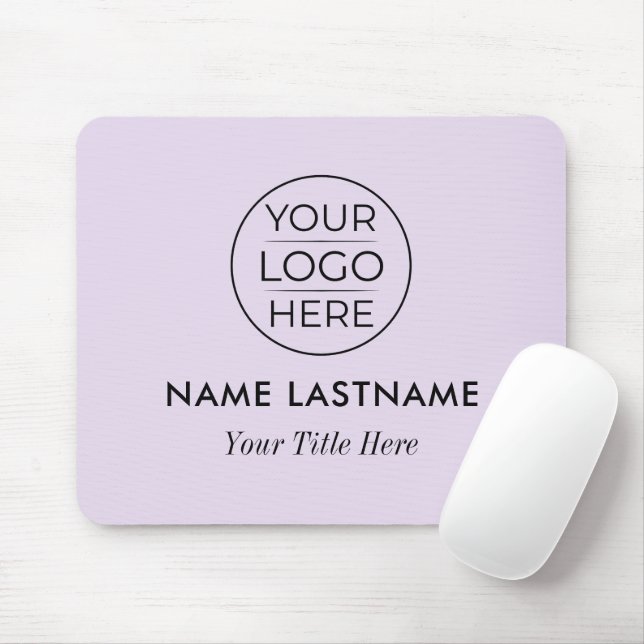 Mousepad Moderno Simples Adicione Seu Logotipo (Com mouse)