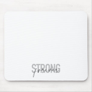 Mousepad Moderno, simples, elegante design forte para sempr
