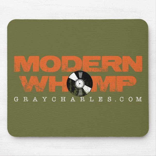 Mousepad Moderno Whomp - o tapete do rato verde (Frente)