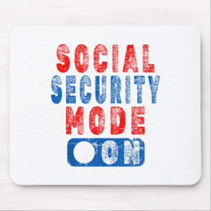 Mousepad Modo de Segurança Social Ativado - Humor Cidadão d
