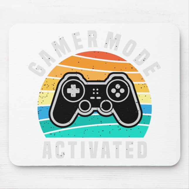 Mousepad Modo Gamer ativado (Frente)