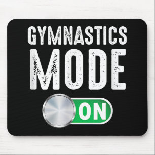 Mousepad Modo Ginástica Ativado Atleta de Ginástica Legal