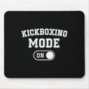 Mousepad Modo Kickboxing Ativado Presente Divertido de Kick