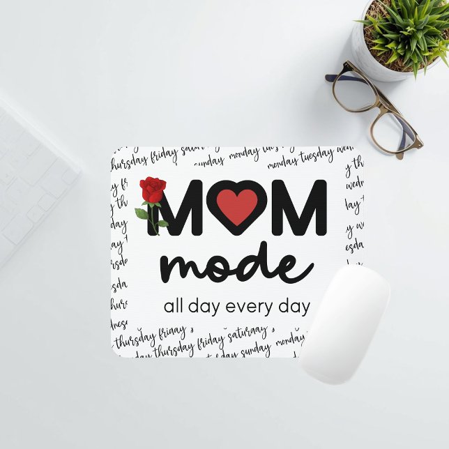 Mousepad Modo Mamãe Todos os Dias (Criador carregado)