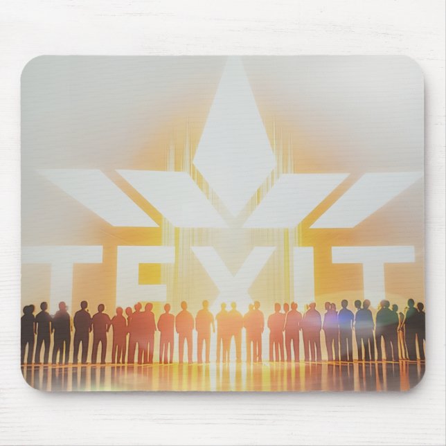 Mousepad Moeda TeXit  (Frente)