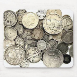 Mousepad Moedas de prata dos E.U.