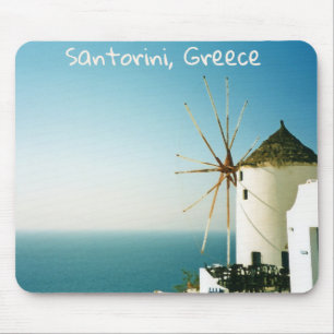 Mousepad Moinho Santorini, Grécia