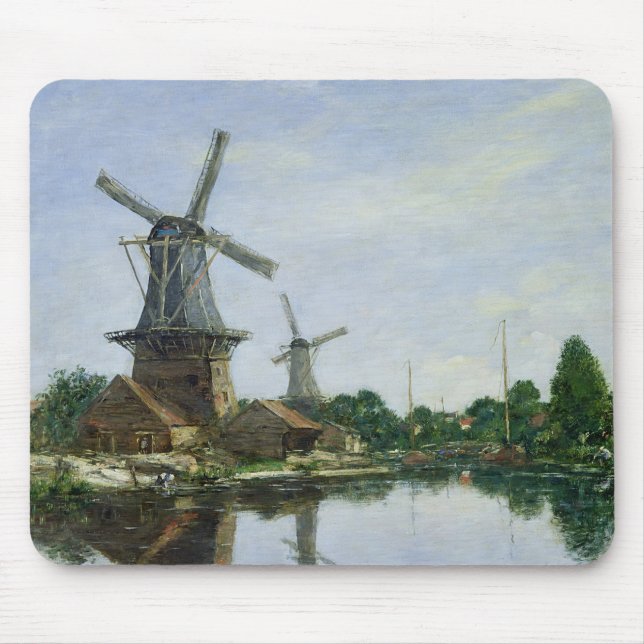 Mousepad Moinhos de vento holandeses, 1884 (Frente)