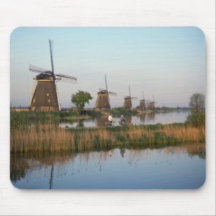Mousepad Moinhos de vento, Kinderdijk, Holanda