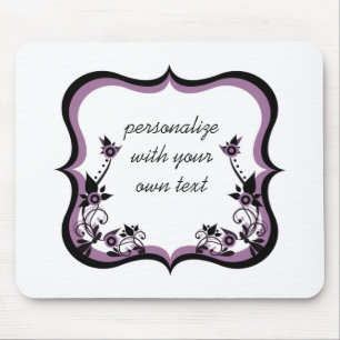 Mousepad Mola Floral Sassy Mousepad, Roxo