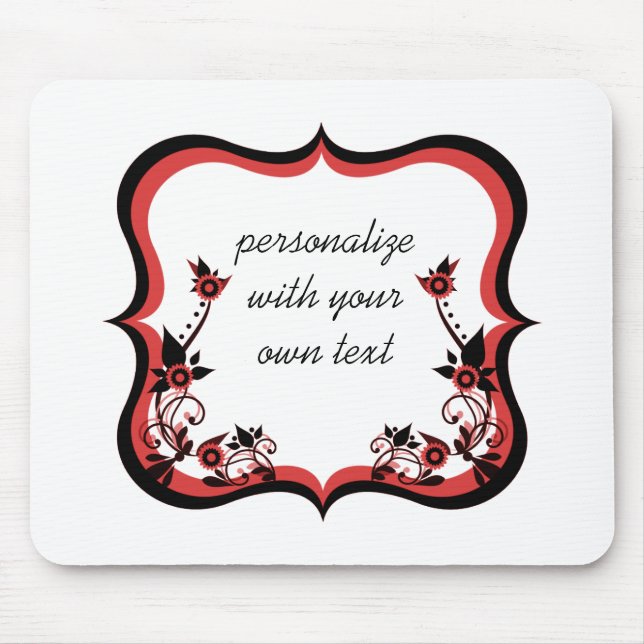 Mousepad Mola Floral Sassy Mousepad, Vermelho (Frente)