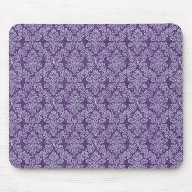 Mousepad Mola têxtil de enfeite em roxo (Frente)