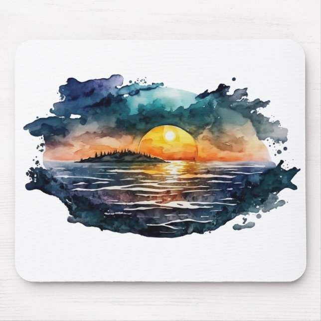 Mousepad Molde de Aquarela (Frente)