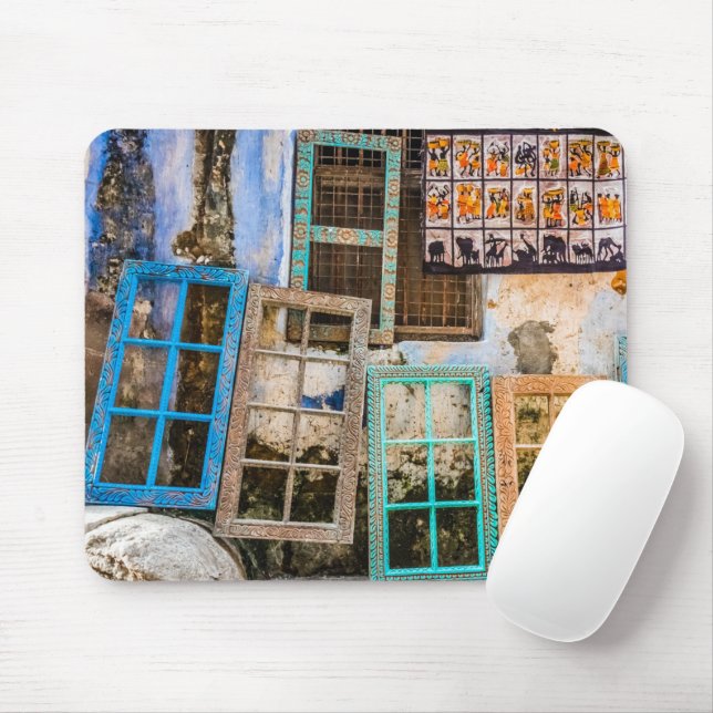 Mousepad Molduras coloridas para janelas (Com mouse)