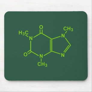 Mousepad Molécula da cafeína