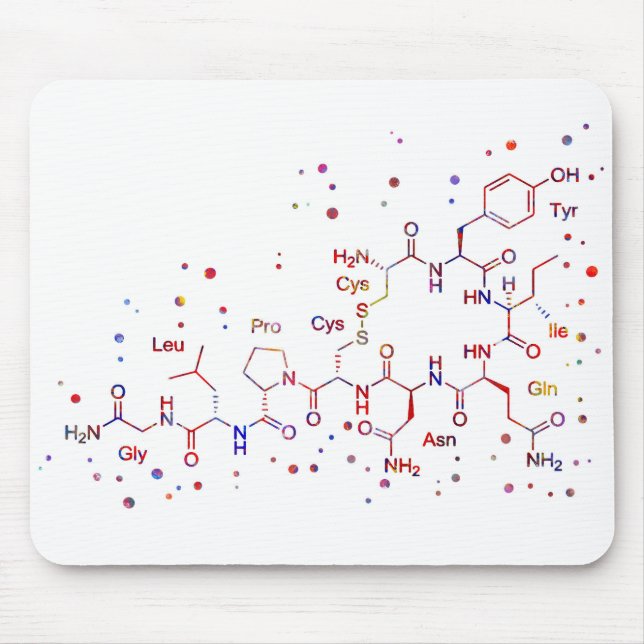 Mousepad Molécula do Oxytocin, moléculas do amor (Frente)