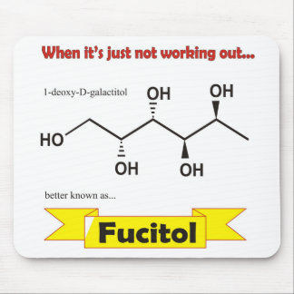 Mousepad Molécula orgânica de Fucitol