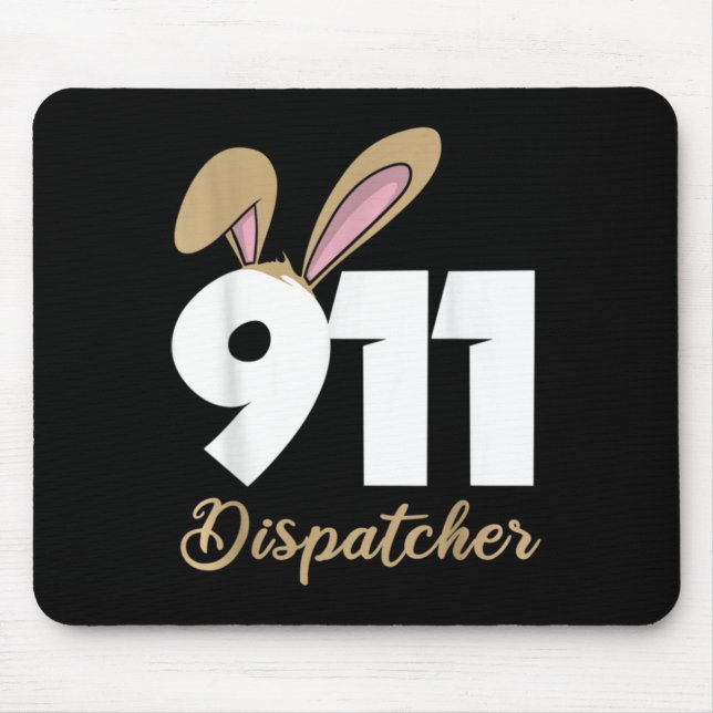 Mousepad Moletom com capuz para despachante de 911 da Pásco (Frente)