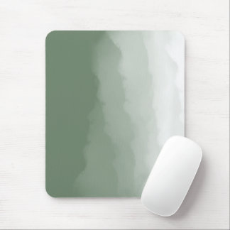 Mousepad Molho de Aquarela Verde Sage (verde-sage/branco)
