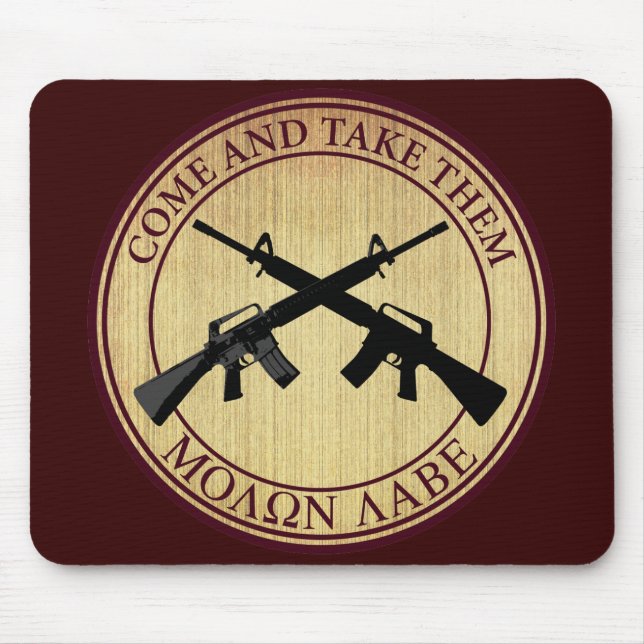 Mousepad Molon Labe (vindo e os tome) (Frente)