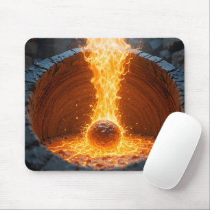 Mousepad Molten Transformation Crucible