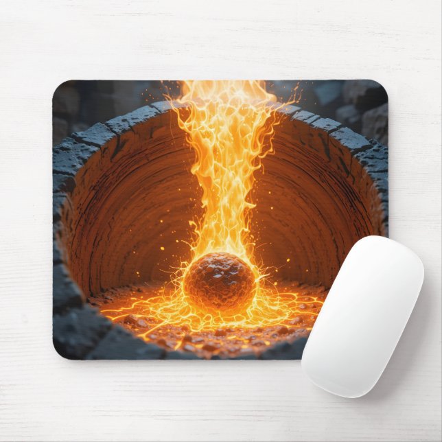 Mousepad Molten Transformation Crucible (Com mouse)