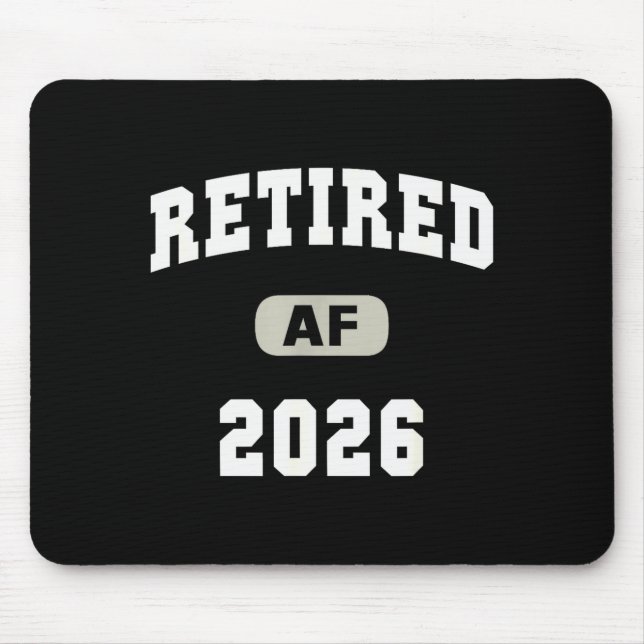 Mousepad Mom Retired Af 2026 Mother Cruise Mom Trip Keepsak (Frente)