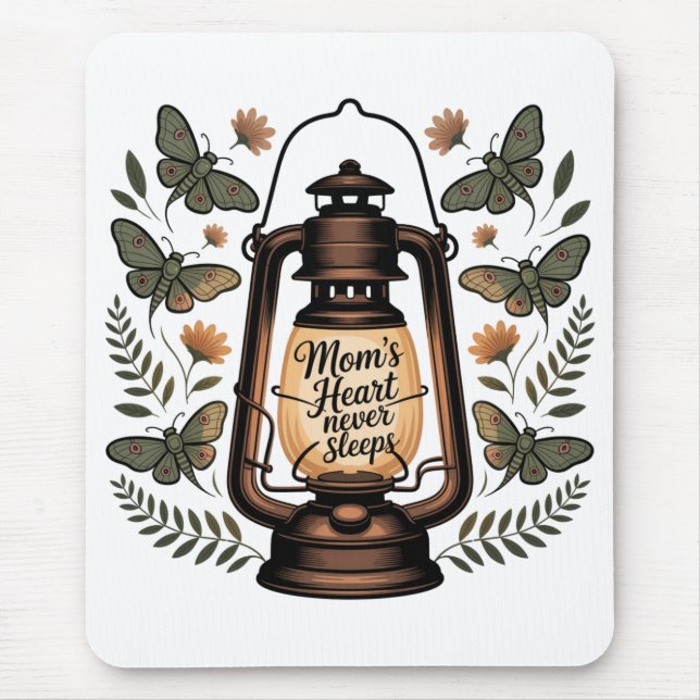 Mousepad Mom’s Heart Never Sleeps (Frente)