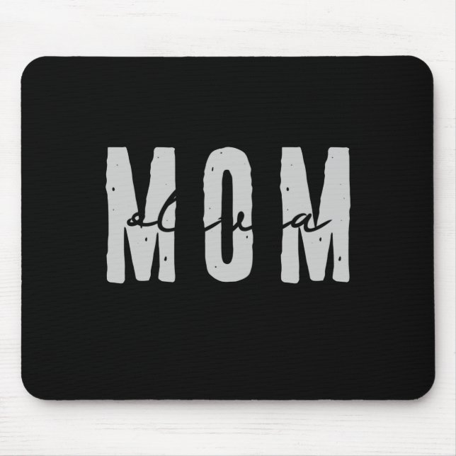 Mousepad Mom Since 20xx Modern Simple Preppy  (Frente)